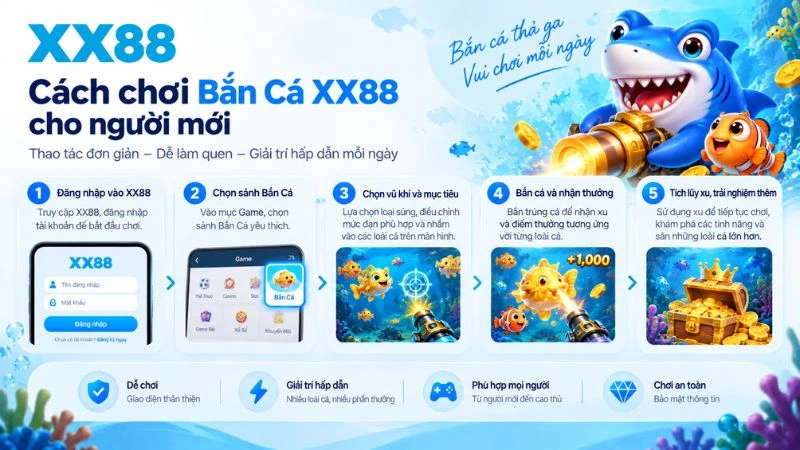 Bắn Cá XX88 – Sảnh Game Bắn Cá Online & Cách Chơi - sapg