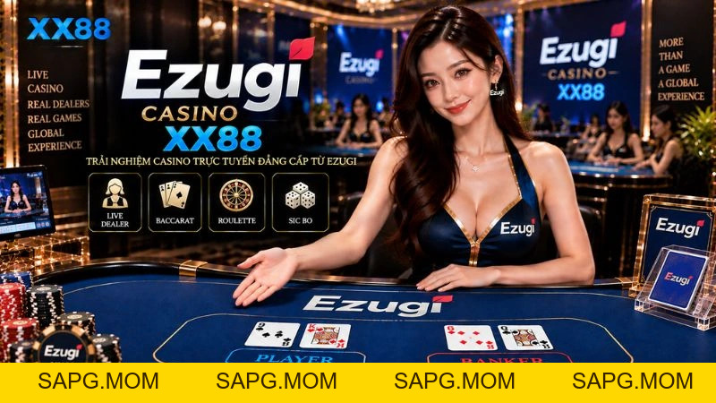 Ezugi Casino XX88 – Sảnh Live Casino Đẳng Cấp Quốc Tế - sapg
